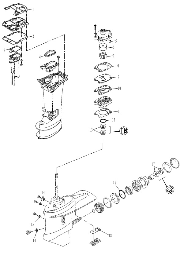 РЕМОНТНЫЙ КОМПЛЕКТ ПРОКЛАДКИ/APPENDIX II (REPAIR KIT)